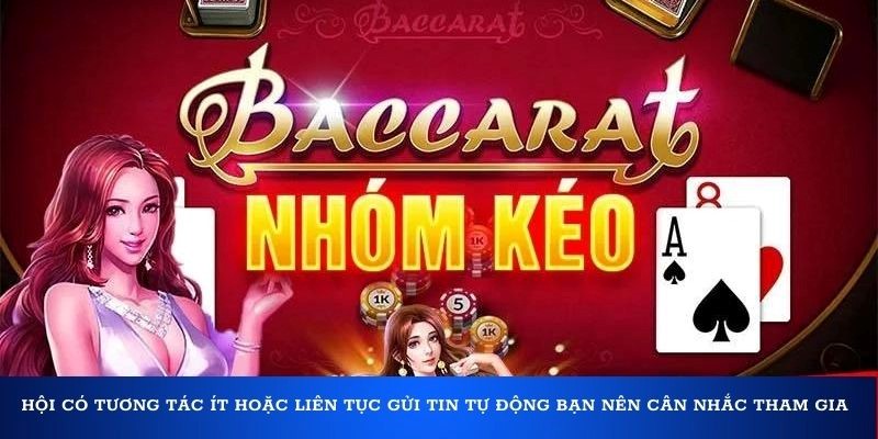 Hội có tương tác ít và liên tục gửi tin nhắn làm phiền